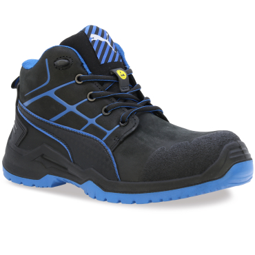 PUMA Krypton blue Mid S3 ESD munkavédelmi bakancs