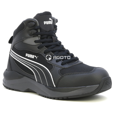 PUMA Shift Mid S3S fekete férfi munkavédelmi bakancs