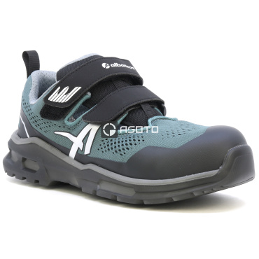 ALBATROS Eclipse Air Low S1 szürke férfi könnyű munkaszandál, puha lépésérzet