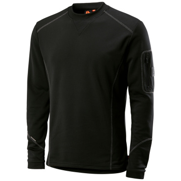 LBRADOR Sweden 6037P fekete férfi 4 irányban rugalmas pulóver, kényelmes és mode