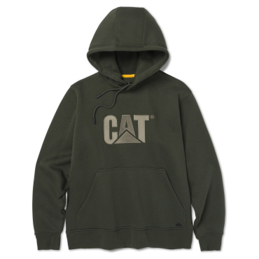 CATERPILLAR TM Hooded olívazöld férfi kapucnis pulóver CAT logóval