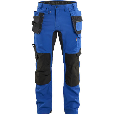 BLAKLADER Sweden Craftsman Stretch kék férfi munkanadrág + zsebek