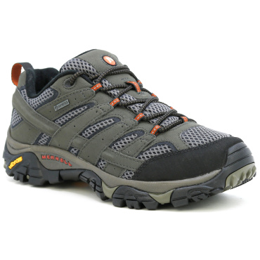 MERRELL Moab 3 GTX szürke férfi bőr outdoor cipő Gore-Tex® membránnal