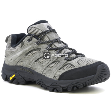 MERRELL MOAB 3 M Talus/Black szürke férfi bőr túracipő, kényelmes