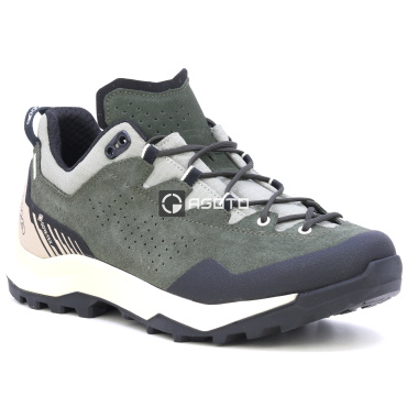 LOWA Explorer GTX zöld férfi bőr outdoor cipő GORE-TEX membránnal