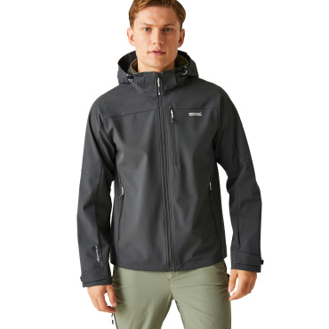 REGATTA Arana szürke férfi softshell outdoor kabát, légáteresztés 10 000 g/m2/24