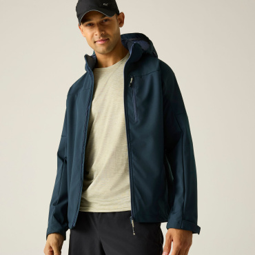 REGATTA Arana kék férfi softshell outdoor dzseki, 15 000 mm-es vízállóság