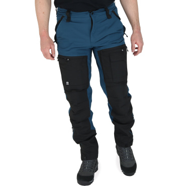Asoto Fjallvik Stretch kék férfi outdoor nadrág, kényelmes szabás, szellőzés