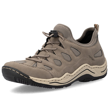 RIEKER L0551-64 bézs női kényelmes Antistress sportcipő