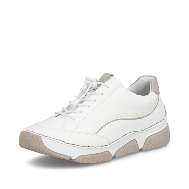RIEKER 45969-80 fehér női sneaker Antistress technológiával