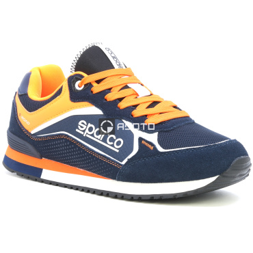 SPARCO S-Road BM kék férfi kényelmes utcai sneaker, modern megjelenés