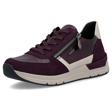 RIEKER 58902-35 lila női sportcipő, kényelmes Antistress talp