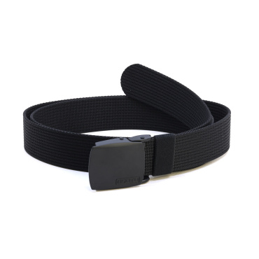 Asoto fekete unisex öv 120 cm fém gyorscsatos csattal