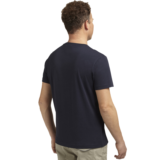 részlet DIADORA Organic modré pánské triko 100% Ba