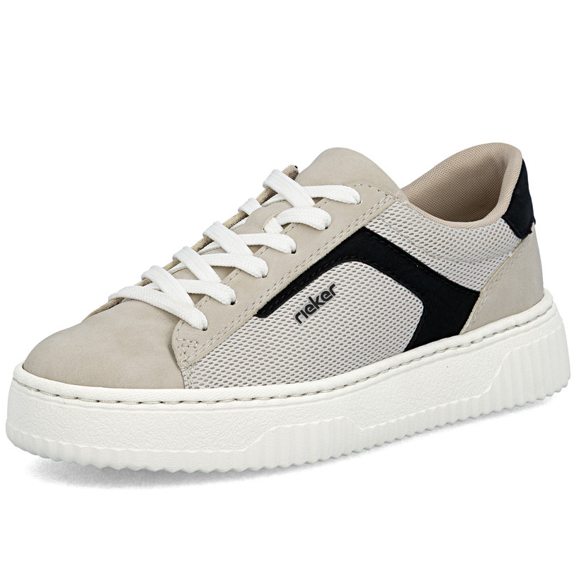 részlet RIEKER N9900-60 bézs női sportcipő, kényelmes és szellős