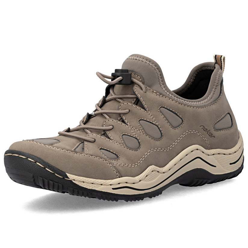 részlet RIEKER L0551-64 bézs női kényelmes Antistress sportcipő