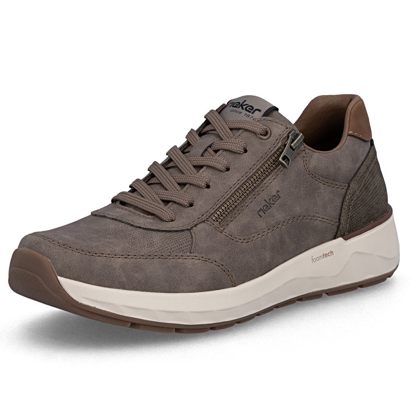 részlet RIEKER 11504-64 barna férfi sneaker Antistress technológiával