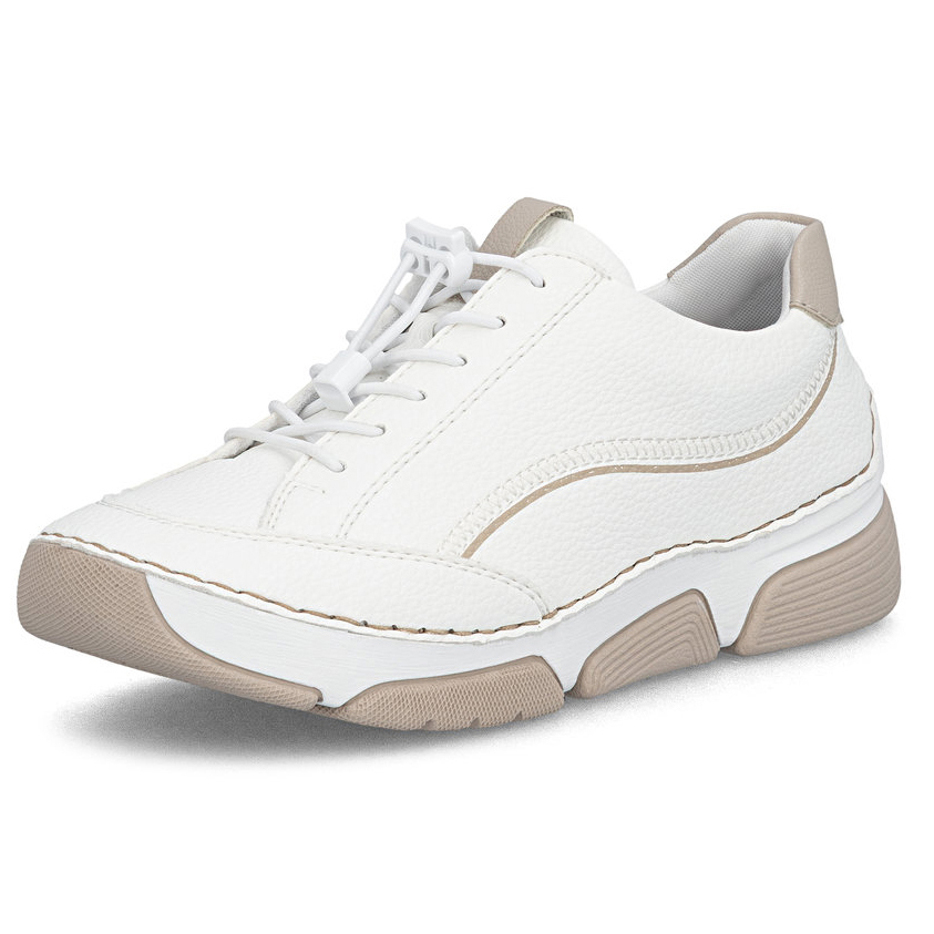 részlet RIEKER 45969-80 fehér női sneaker Antistress technológiával