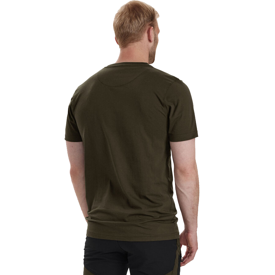 részlet Deerhunter Denmark Logo férfi póló