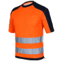 előnézet Industrial Starter 08186 reflexní triko oranžové