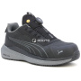 előnézet PUMA Slide DISC S1P ESD fekete férfi munkavédelmi félcipő gyorsfűzéssel