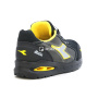 előnézet DIADORA Run Low S3S fekete férfi bőr munkacipő BOA gyorsfűző rendszerrel