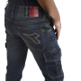 előnézet DIADORA Stone Cargo modré pánské kalhoty Jeans Stretch