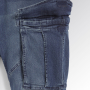 előnézet DIADORA Stone Cargo Light modré pánské kalhoty Jeans Stretch
