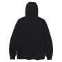 előnézet CATERPILLAR TM Hooded fekete férfi kapucnis pulóver CAT logóval