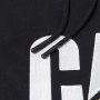 előnézet CATERPILLAR TM Hooded fekete férfi kapucnis pulóver CAT logóval