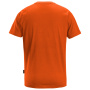 előnézet SNICKERS Logo narancssárga férfi póló 100% pamutból a nagyobb kényelemért