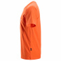 előnézet SNICKERS Logo narancssárga férfi póló 100% pamutból a nagyobb kényelemért