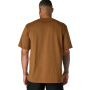 előnézet CARHARTT Pocket barna férfi pamut póló, laza modern szabás, ikonikus márka