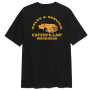 előnézet CATERPILLAR Graphic Car fekete férfi póló, kényelmes, modern, látványos CAT mint