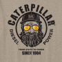 előnézet CATERPILLAR Graphic Men szürke férfi póló, kényelmes, modern, látványos CAT mint
