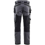előnézet BLAKLADER Sweden Craftsman Stretch szürke férfi munkanadrág + zsebek