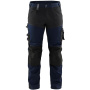 előnézet Blakläder Sweden kék férfi professzionális munkanadrág, 4 irányú stretch, strapa