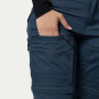 előnézet Beyond Nordic Sweden Zip-Off kék női 2 az 1-ben outdoor nadrág Teflon EcoElite®