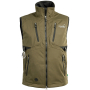előnézet ARRAK SWEDEN Acadia olivová pánská softshell vesta 3 vrstvý materiál DWR