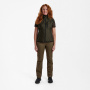 előnézet Deerhunter Denmark Lady Mossdale olívazöld női steppelt mellény