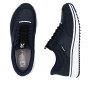 előnézet RIEKER L5850-14 kék női sneaker cipő kényelmes Antistress technológiával