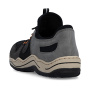 előnézet RIEKER L0593-00 fekete női kényelmes sneaker cipő Antistress technológiával
