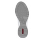 előnézet RIEKER N4340-80 fehér női bőr légáteresztő sneaker Antistress technológiával
