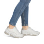 előnézet RIEKER 45969-80 fehér női sneaker Antistress technológiával