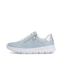 előnézet RIEKER N1313-12 kék női sneaker természetes bőrből Antistress talppal