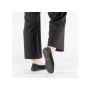 előnézet RIEKER 438505-01 fekete női balerina cipő, valódi bőr, Antistress talp