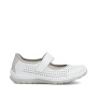 előnézet RIEKER L32B5-82 fehér női nyári félcipő, jól szellőző, Antistress