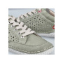 előnézet RIEKER 43651-52 zöld női nyári bőr légáteresztő sneaker cipő, Antistress
