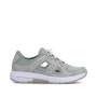 előnézet RIEKER N8456-40 zöld női kényelmes bőr sneaker cipő Antistress talppal
