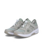 előnézet RIEKER N8456-40 zöld női kényelmes bőr sneaker cipő Antistress talppal